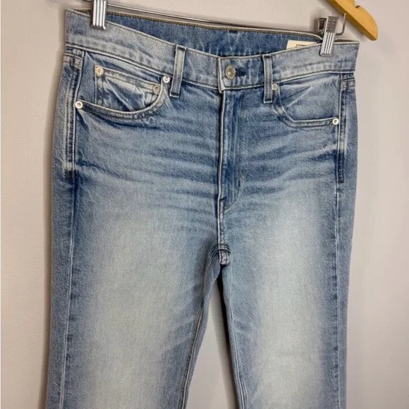 AYR the Roadie Jeans Women’s Relaxed Straight Leg Vintage Look Sz 27 - Picture 4 of 14